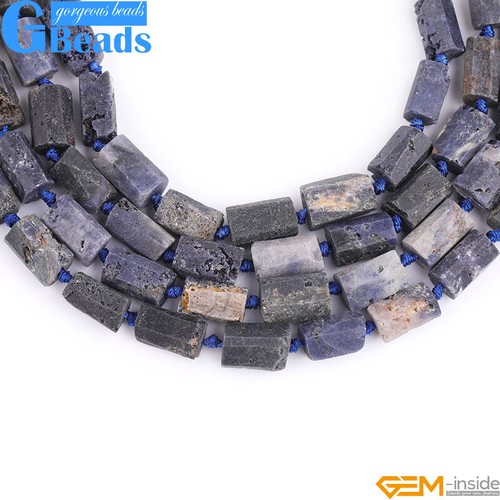 "Cuentas de columna de tubo facetado ágata piedra lunar ópalo natural para hacer joyas 15"" 8x12 mm" - Imagen 305 de 383