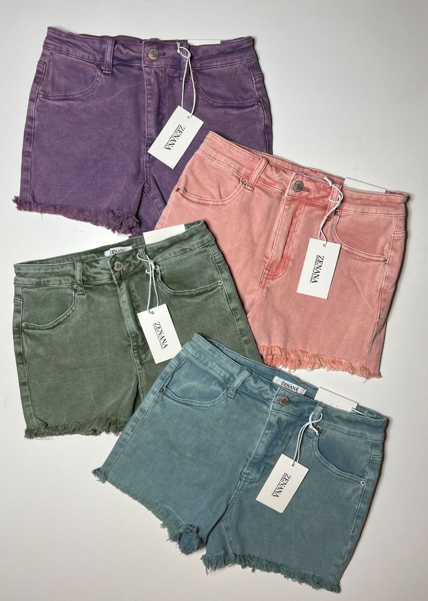 パンツ Eaphi slanting button short pants Maverick Tech Chino Short