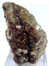 153 Grams Fiery Spessartine Garnet on Matrix Natural Specimen from Laghman