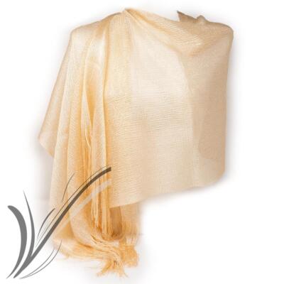 Gold Stola Oro Stola Oro Elegante Stola Oro Chiaro Cerimonia