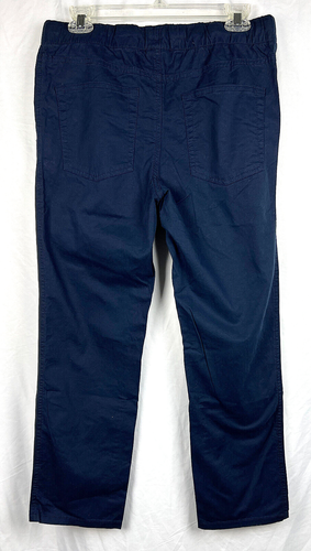 NEW NWT Cat & Jacket Navy Blue Straight Fit Pull-On Pants 14 Husky - Picture 2 of 2