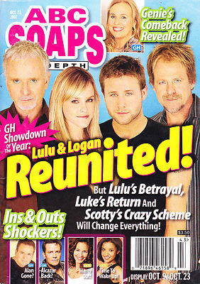 ABC SOAPS IN DEPTH October 23 2007 Anthony Geary Julie Marie Berman Kin Shriner