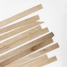 25 Pcs! American/Black Walnut Wood Strip 1" x 1/8" x Various Lengths...6" to 16"