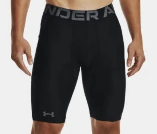 Under Armour 1362450 Black Heatgear Compression Gym Shorts Mens XL NEW Fast Ship - Picture 8 of 10