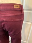Paige Anthropologie "Sweet Wine" Purple "Vergudo Ultra Skinny” Jeans, Size 27 — photo 4