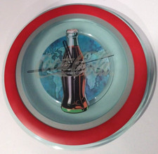 Working Vintage 1996 Coca Cola Wall Clock Quartz 12 " Diameter