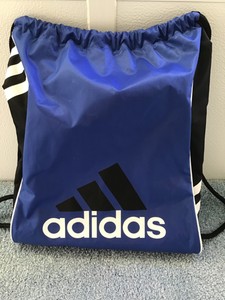 blue adidas drawstring bag