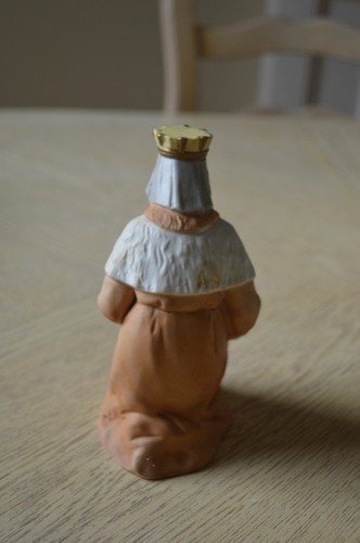 Vintage Homco Nativity Set #5599 kneeling king replacement figurine free ship - Picture 4 of 6