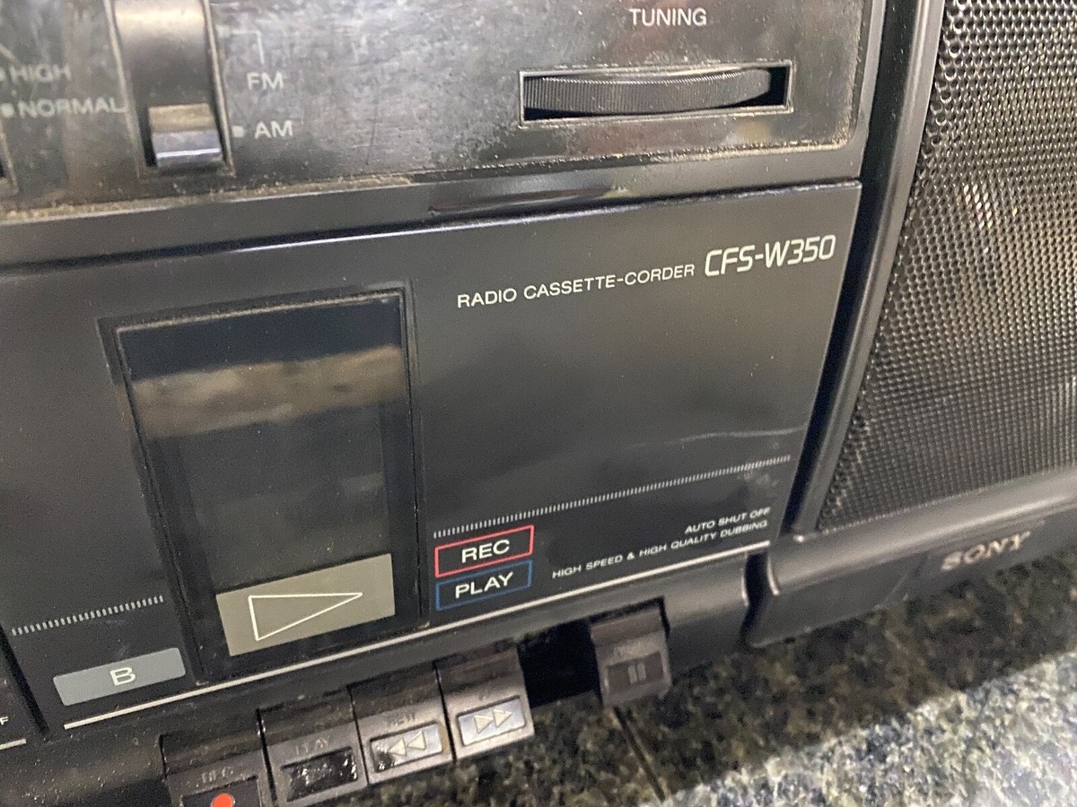 【Vintage】SONYラジカセ CFS-EW50　★Bluetooth対応★ Vintage】SONYラジカセ CFS-EW50 ☆Bluetooth対応☆ - メルカリ