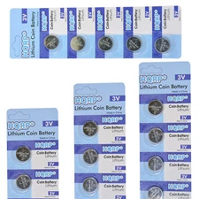 Coin Battery for Polar FT4 FT4F FT7 FT7M Heart Rate Monitor (3,4,5,10-Pack)