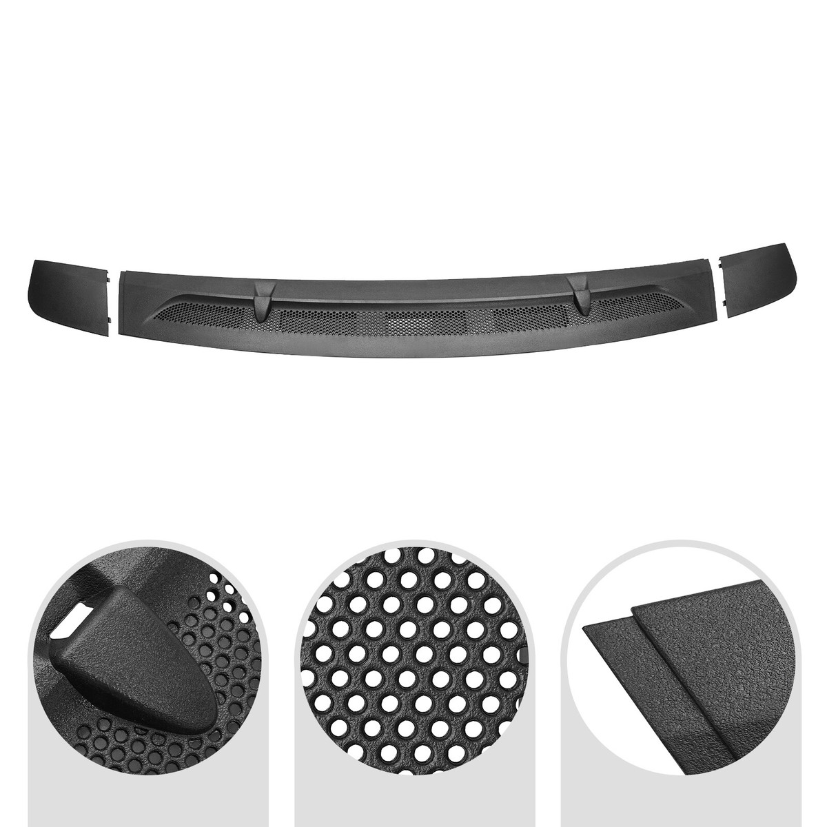 Acouto Motorhaubenabdeckung Set Für Mercedes B-Klasse W245 2005-2011 - 3-teilig ABS