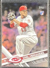 2017 Topps Update Ariel Hernandez Rainbow Foil Rookie Card #US48 - Reds RC