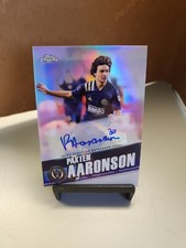 2022 Topps Chrome MLS Paxten Aaronson Refractor Auto 14 PHILADELPHIA DVS 662