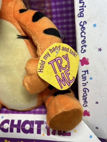 VTG Disney Winnie The Pooh Chat Pal Talking Plush Tigger Mattel 1999 - Picture 3 of 9