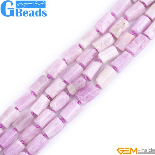 Natural Assorted Gemstone Faceted Tube Column Beads for Jewelry Making 8x12mm - Picture 143 of 192