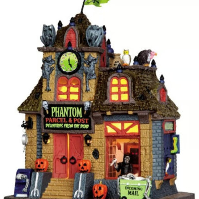 Lemax Spooky Town Phantom Parcel & Post    NOS