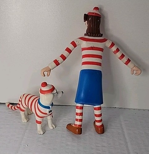 Vintage 1991 Where's Wilma & Dog Woof Figure Rubber - Picture 2 of 4
