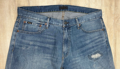 Polo Ralph Lauren Mens Jeans Blue 35*32 The Sullivan Slim