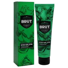 Brut Tattoo Care Lotion Enhances Restores 24 Hr Moisturizer skin 3.5oz