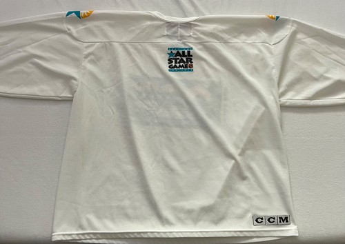 1997 NHL All Star Practice Jersey, San Jose, White, Size XL - Picture 4 of 6