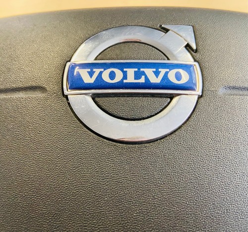 Volvo Steering Wheel Airbag Emblem Badge Sticker Logo Replacement 46mm X 10mm - Picture 6 of 12