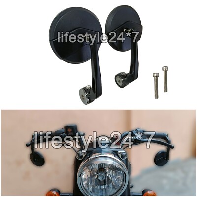 Fit For Royal Enfield Bar End Rear View Mirror For Hunter, Meteor & Reborn 350