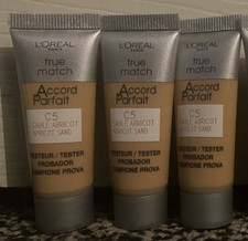3x L'OREAL True Match Foundation - Apricot Sand 10ml