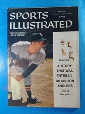 1957 MAY 13, SPORTS ILLUSTRATED MAGAZINE BILLY PIERCE 