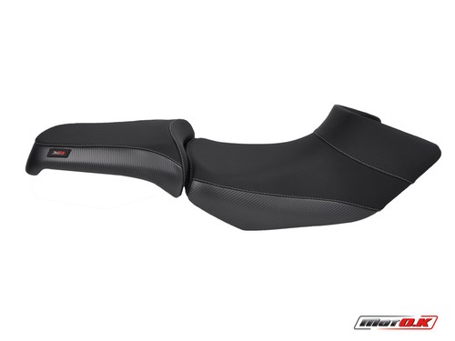 BMW R1200 GS 2004-2013 air Cool MotoK Seat Cover B D434/1 anti slip race white - Picture 4 of 5