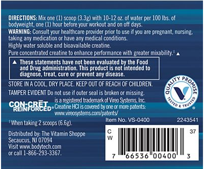 Creatine HCL + Electrolytes Powder - Rocket Pop (75 Servings) - High ...