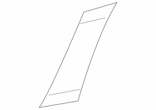 Deflector de piedra izquierdo para Ford Escape Mariner 2008-2012 (N/P 8L8Z-99292A23-A)