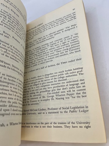 SIGNED ~ THE MAKING OF A RADICAL A Political Autobiography by SCOTT NEARING - Picture 6 of 11