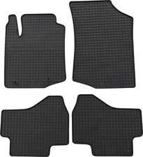 Gummimatten 4-Teile schwarz für Toyota Aygo ab 07/2014 Passform Fußmatten PETEX