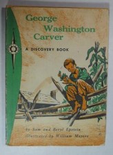 GEORGE WASHINGTON CARVER SAM EPSTEIN DISCOVERY BOOKS GARRARD 1960 FIRST ED DJ