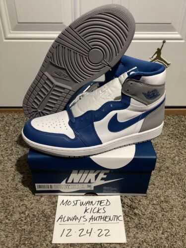 DS 2023 Nike Air Jordan 1 High OG True Blue Men's Sz 11!!! | eBay