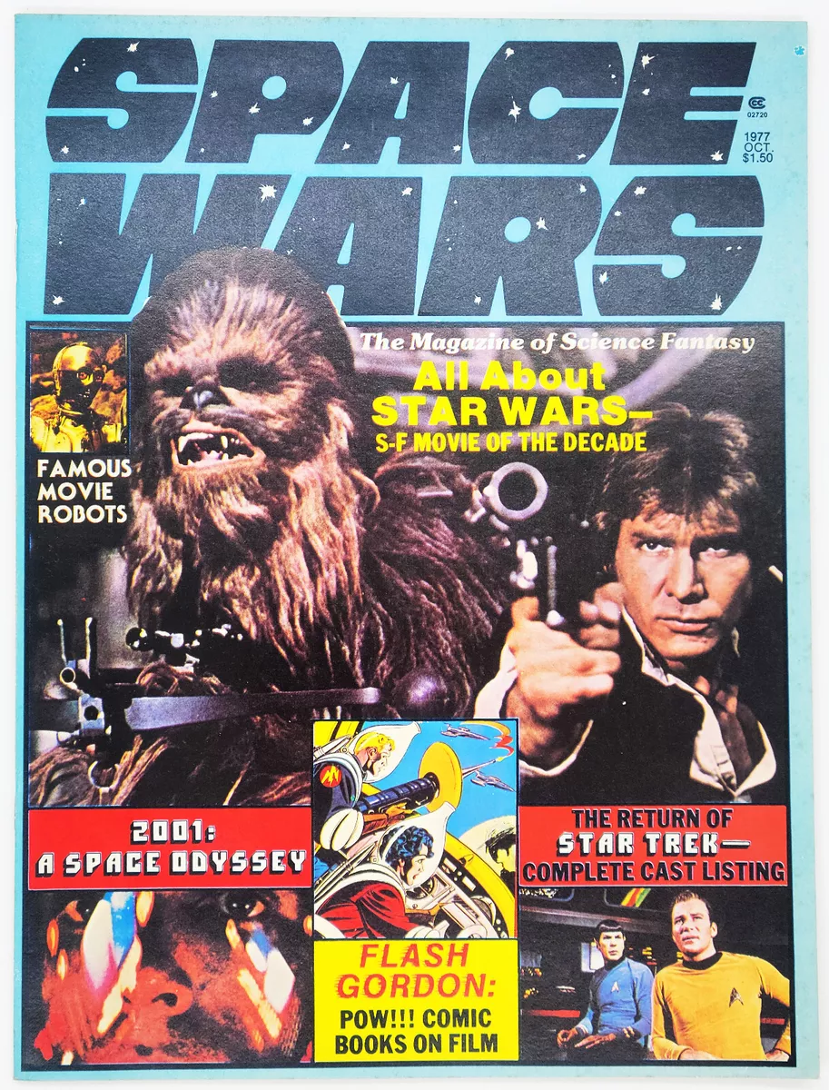 Space Wars-The Magazine Of Science Fantasy 1977 Oct 8.0 VF All About Star  Wars