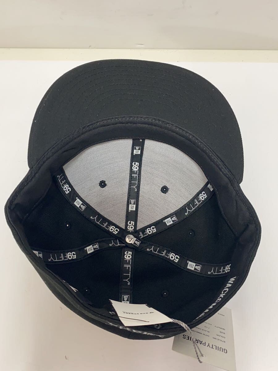 WACKO MARIA CAP x NEW ERA 59FIFTY 7 1 2 BLACK MENS 24FW-WMA-CP01 