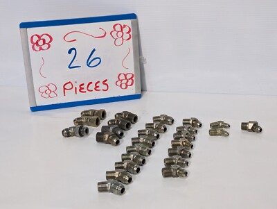 #ad #ad 26 45 Degree High Pressure Elbow Fittings Adapters Male Female Male Male $229.99