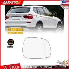 For BMW X3 2010-2014 F25 Series Right Passenger Side Heated Door Mirror Glass