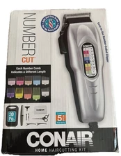 Conair Number Cut 20-Piece Haircutting Kit – Easy Number-Coded Clipper
