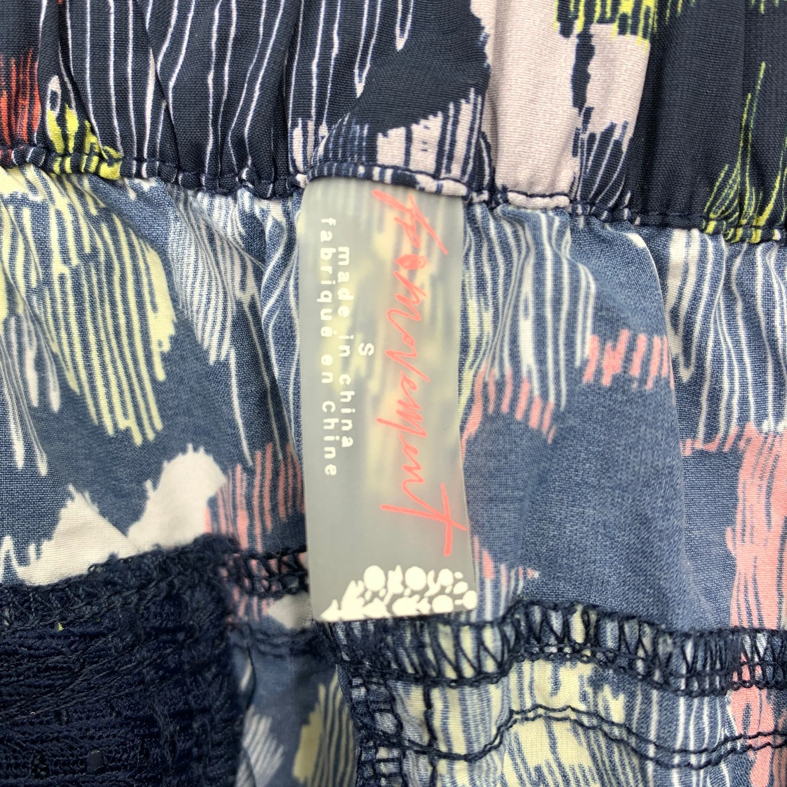 free-people-movement in the wild printed shorts