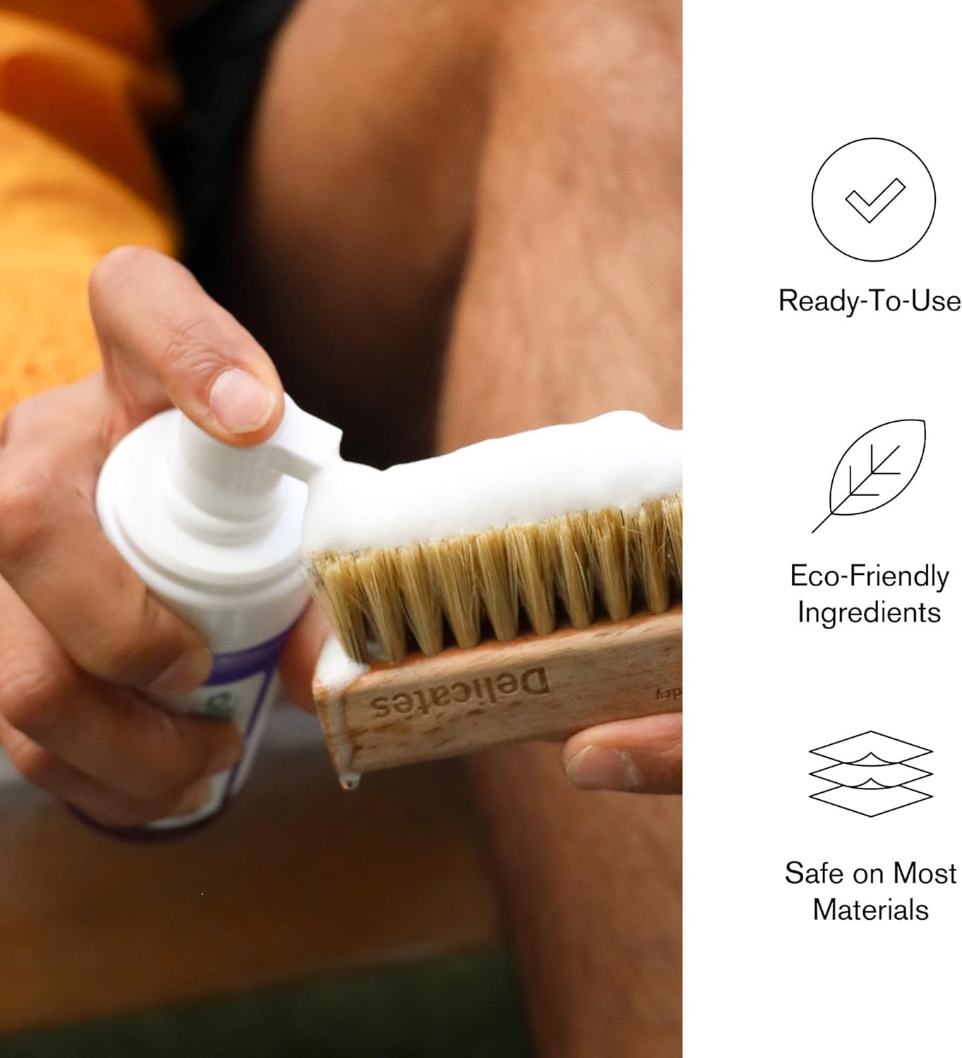 Jason Markk Ready-To-Use Convenient Foaming Shoe Cleaner, 207 ml / 7 fl oz