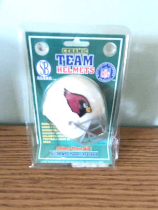 Score Board Cardinals Ceramic Team Helmet 1997 New Sealed