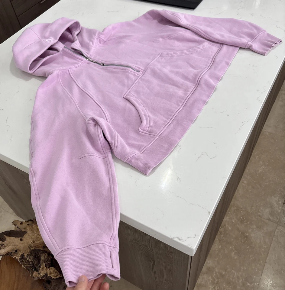 Lululemon Scuba Oversized Half-Zip Hoodie Size XL/XXL Pink LW3DM4S - Image 3 of 4