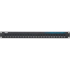 Black Box CAT6 Feed-Through Patch Panel - Unshielded, 24-Port jpm818a 