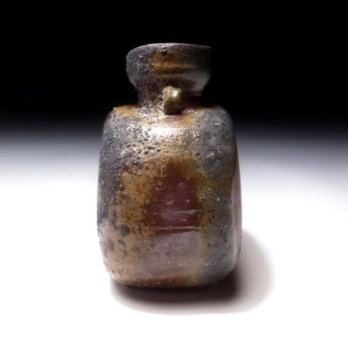 KE25 Japanese Vase, Bizen ware by Famous potter, Satoshi Takahara, Firewood - Picture 3 of 12