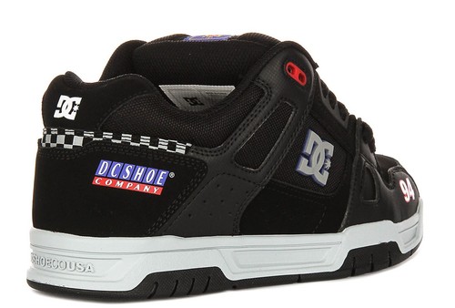 Dc Shoes Stag Lace Up Chunky Sole Mens Sneakers In Black Grey US 8 - 9 - Picture 3 of 6