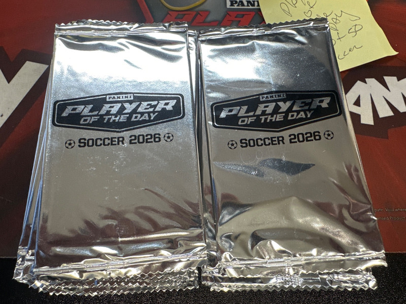 2026 Panini Player Of The Day Soccer Sealed Packs Lot of (50) 50- packs 