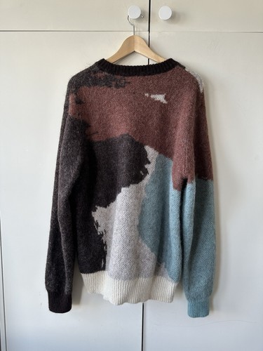 Norse Projects Arild Alpaka Mohair Jacquard Pullover (Espresso) Gr. L UVP 350£ APC - Bild 9 von 9