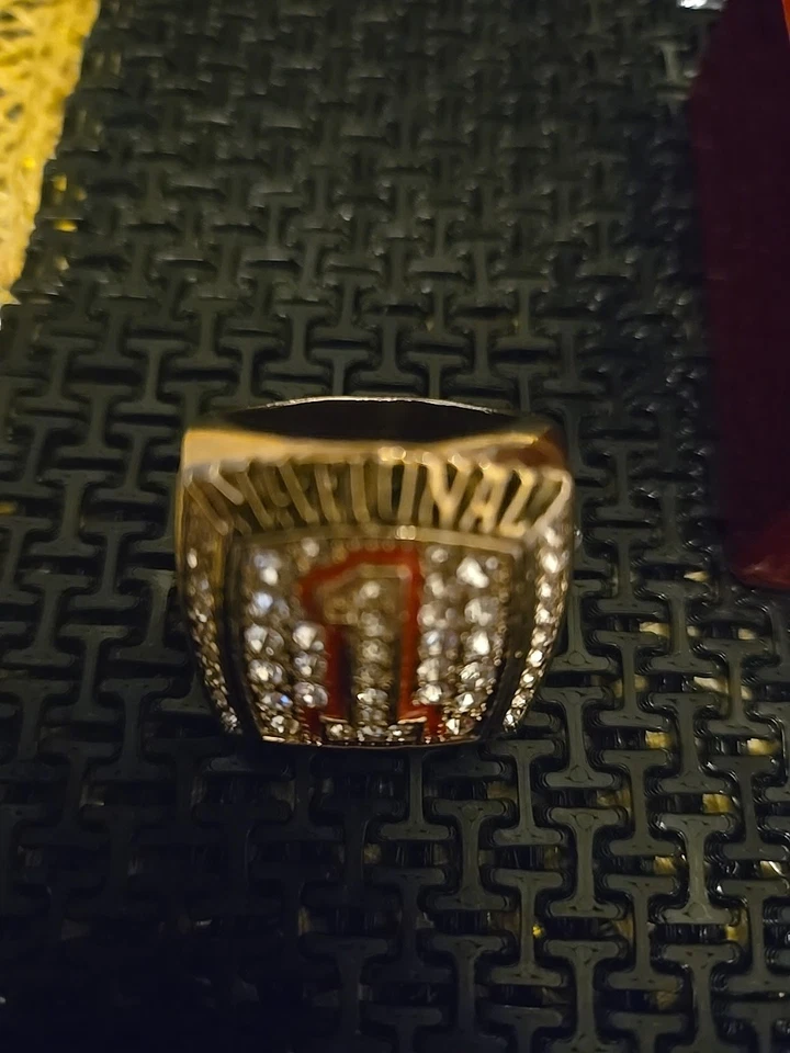 2005 University Of Texas LONGHORNS Championship Ring Replica W Box, US SHIP - Image 3 of 4